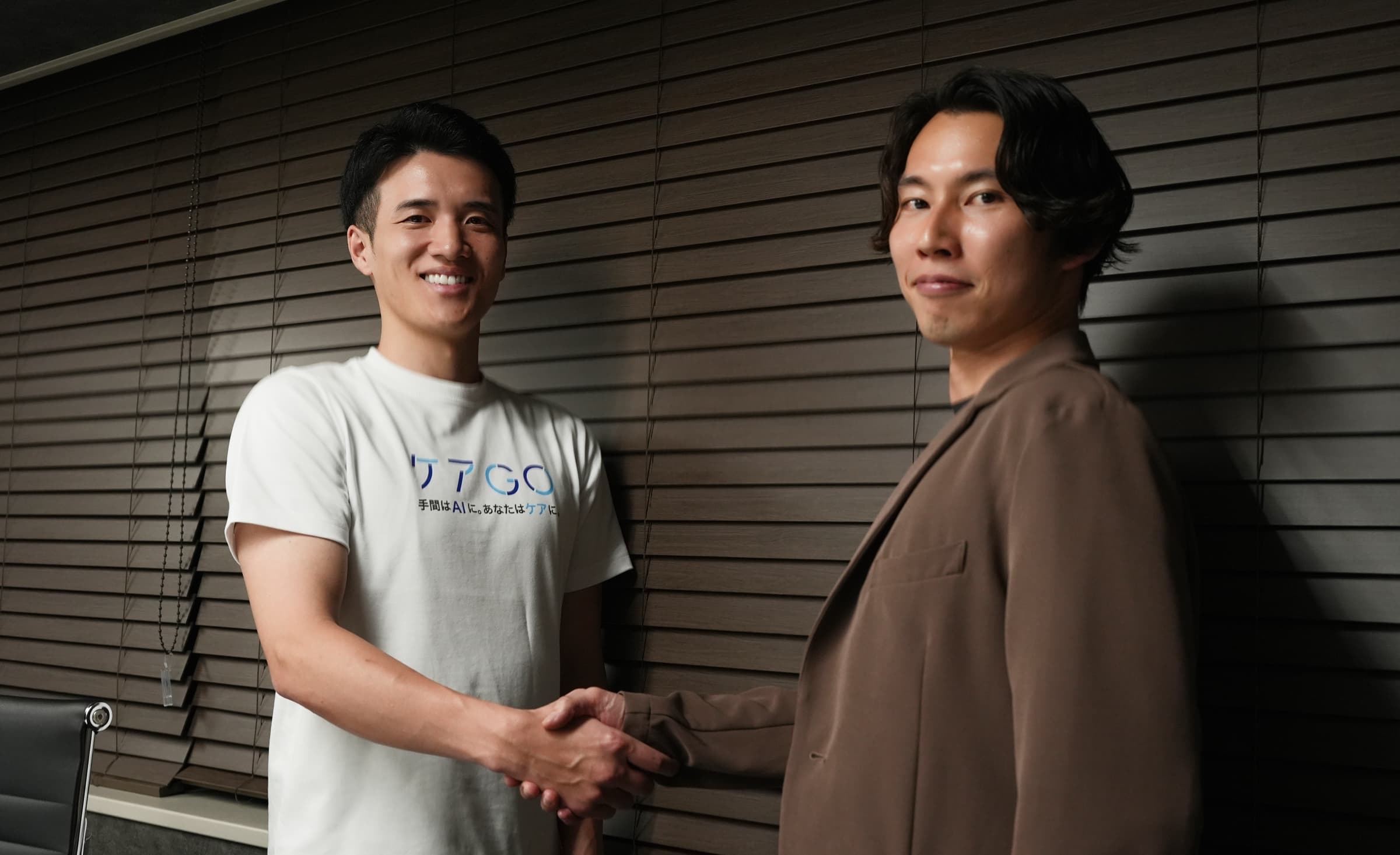 インタビューの様子