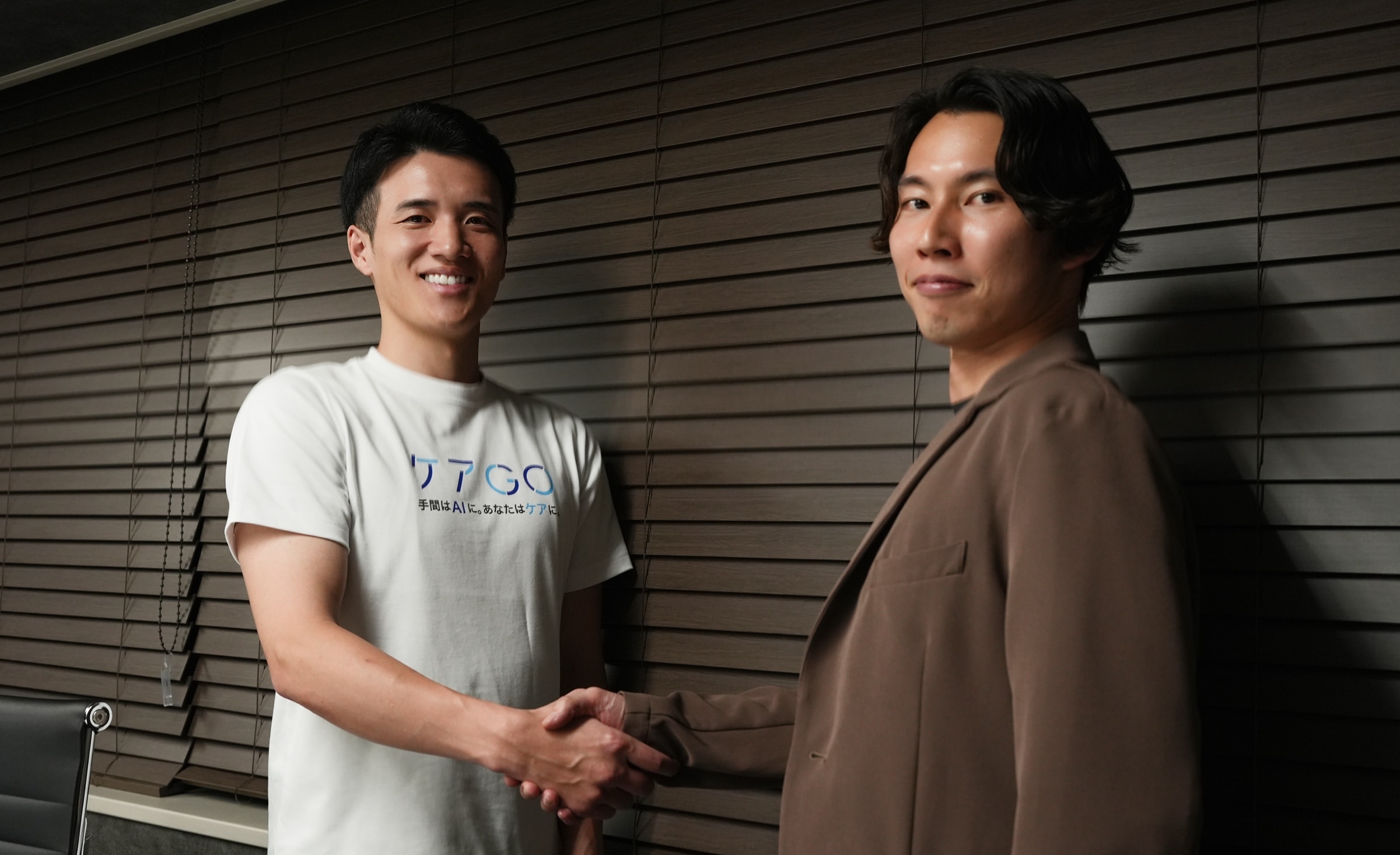 インタビューの様子